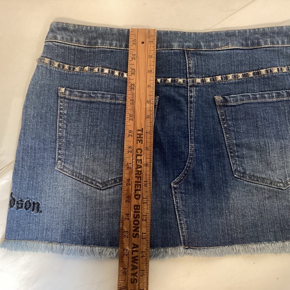 Harley-Davidson Denim Skirt size 12 - Picture 10 of 12